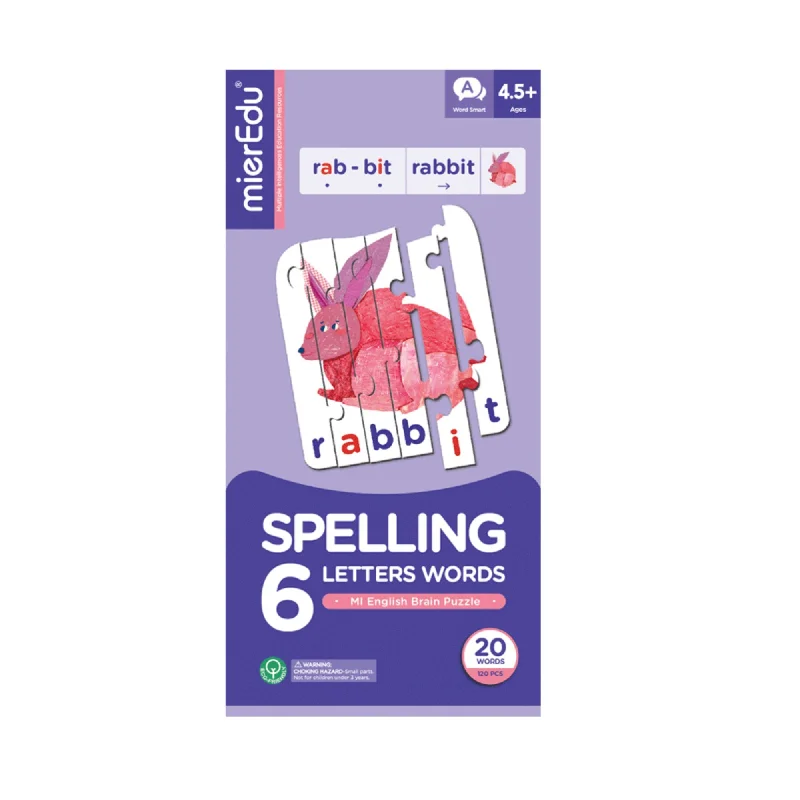 Strategic puzzles MierEdu Spelling 6 Letters Words Puzzle