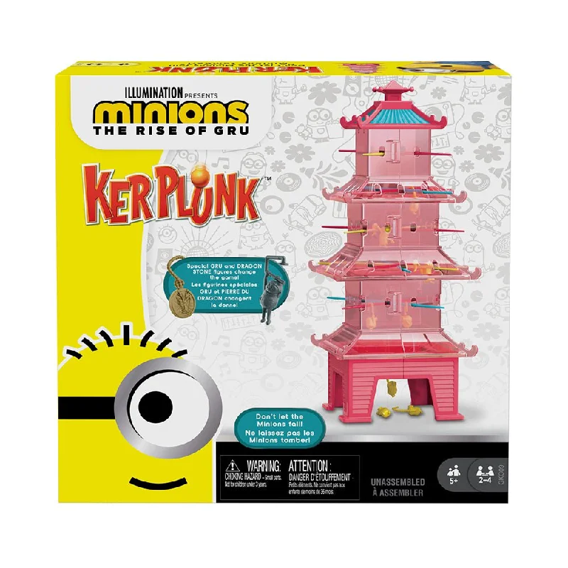 Age-appropriate puzzles Minions The Rise of Gru Kerplunk Game