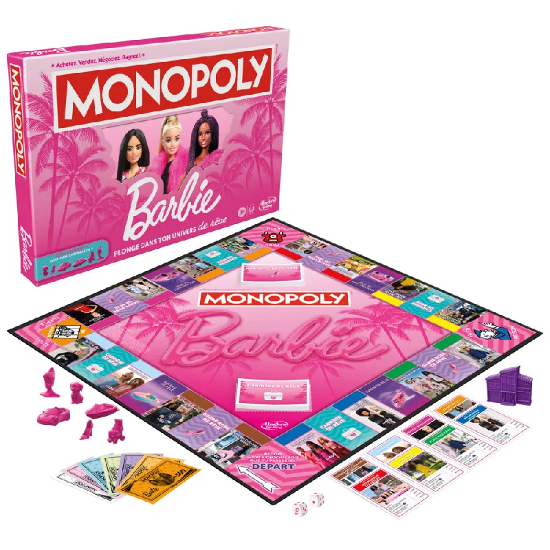 Competitive games Monopoly Barbie Edition Board Game