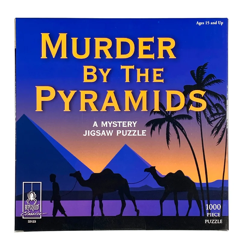 Engaging puzzlesMurder By The Pyramids 1000 Piece Mystery Puzzle