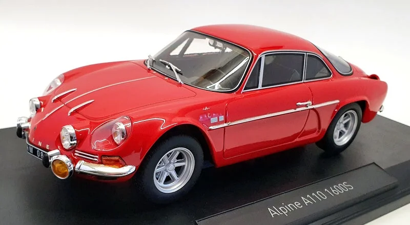 Realistic toy carsNorev 1/18 Scale Diecast 185304 - 1969 Alpine A110 1600S - Red