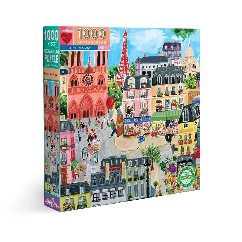 Fast-paced games Paris In A Day 1000 Piece Puzzle