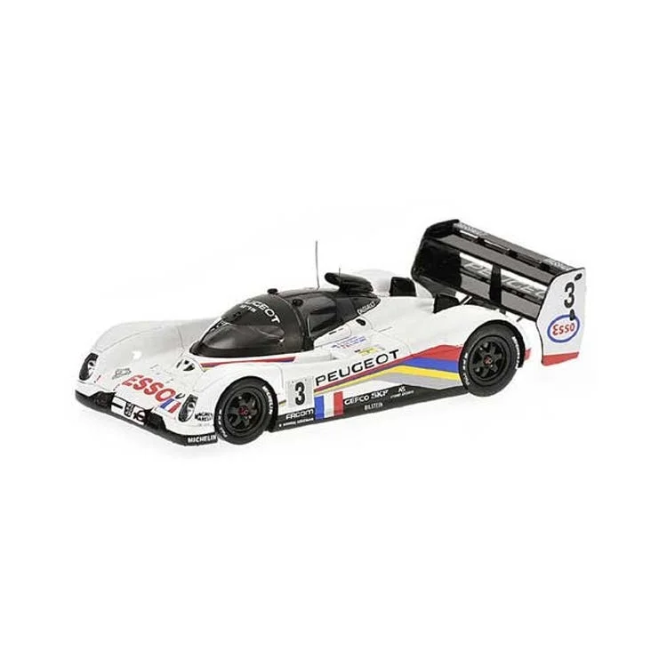 High-quality toy cars Peugeot 905 No.3 Winner 24H Le Mans 1993 - E. Helary - C. Bouchut - G. Brabham - With Acrylic Cover - 1:18 Scale Resin Model Car High-quality toy cars Peugeot 905 No.3 Winner 24H Le Mans 1993 - E. Helary - C. Bouchut - G. Brabham - With Acrylic Cover - 1:18 Scale Resin Model Car