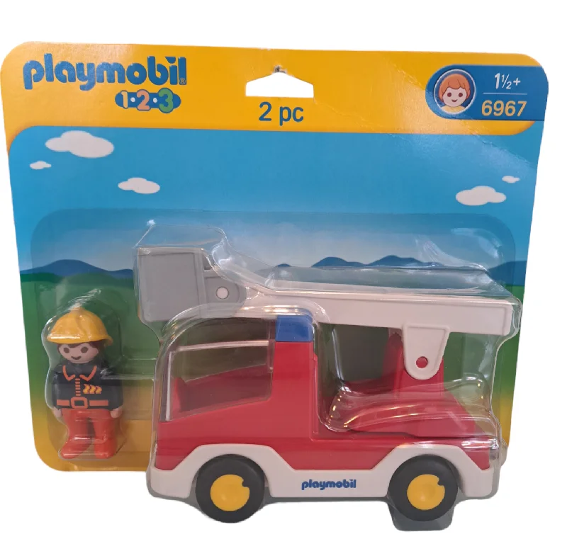 Relaxing games Playmobil 123 - Ladder Unit Fire Truck 6967