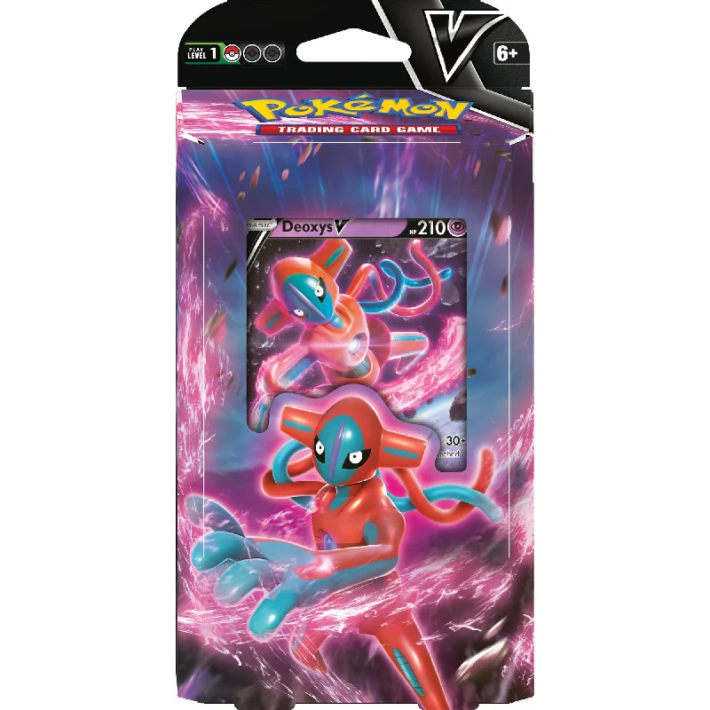 Fast-paced games Pokemon TCG Deoxys V & Zeraora V Battle Deck Assorted Styles