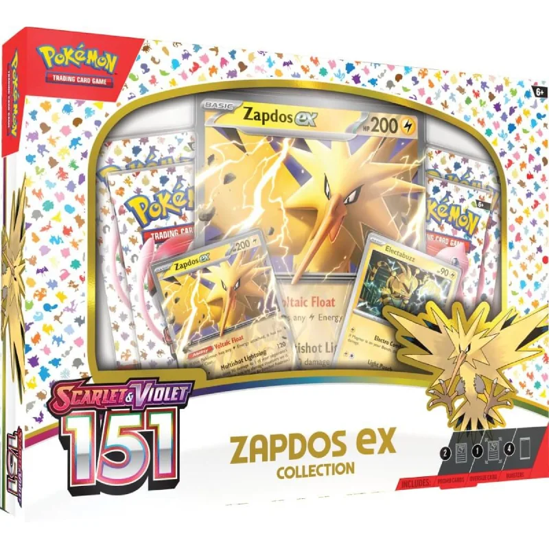 Engaging puzzlesPokemon TCG Scarlet & Violet 151 Collection Zapdos Ex