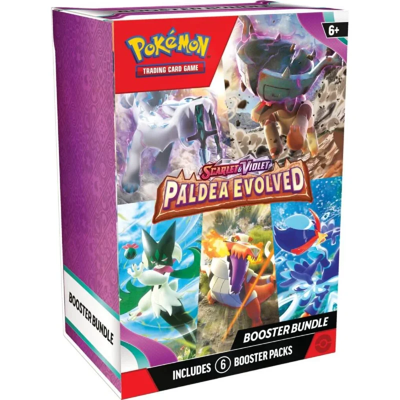 Social games Pokemon TCG Scarlet & Violet 2 Paldea Evolved - Booster Bundle