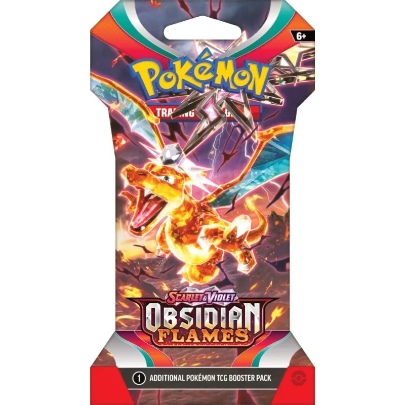 Entertaining games Pokemon TCG Scarlet & Violet 3 Obsidian Flames Blister