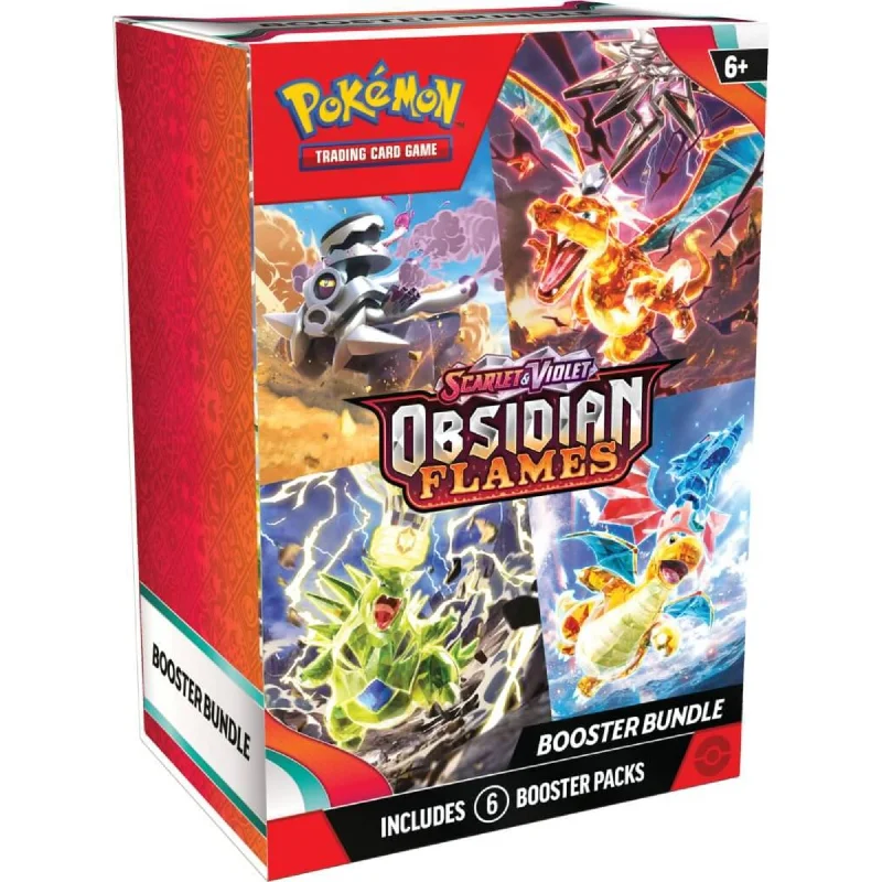 Competitive games Pokemon TCG Scarlet & Violet 3 Obsidian Flames Booster Bundle