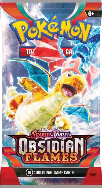 Age-appropriate puzzles Pokemon TCG Scarlet & Violet 3 Obsidian Flames Booster
