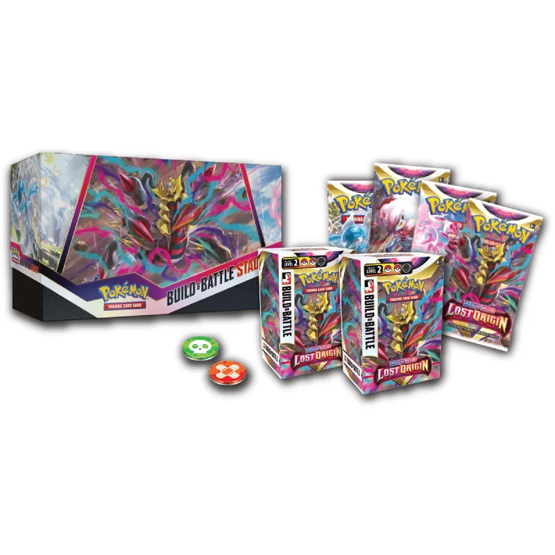 Relaxing games Pokemon TCG Sword & Shield Lost Origin Build & Battle Stadium