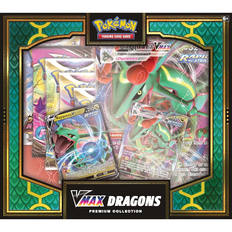 Addictive games Pokemon TCG Vmax Double Dragons Premium Collection Box Set