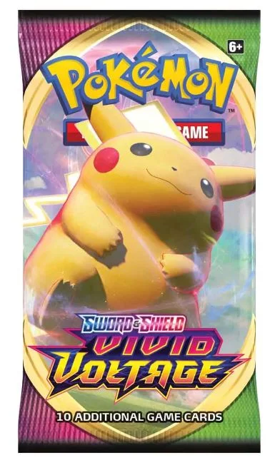 Fast-paced games Pokemon Vivid Voltage Booster Pack