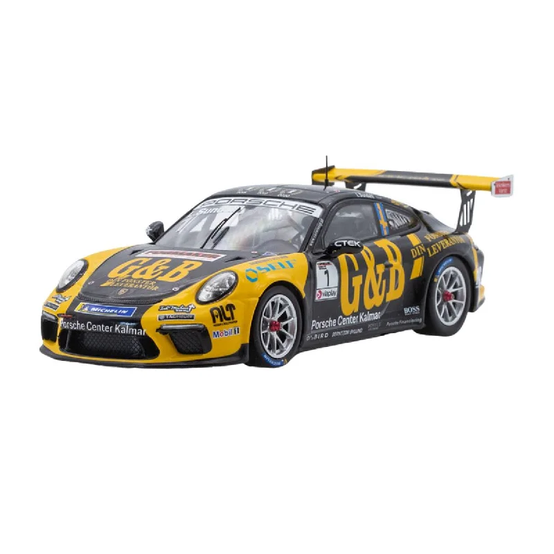 Playful toys Porsche 911 GT3 Cup No.1 Porsche Carrera Cup Scandinavia Champion 2021 - Lukas Sundahl - 1:43 Scale Resin Model Car Playful toys Porsche 911 GT3 Cup No.1 Porsche Carrera Cup Scandinavia Champion 2021 - Lukas Sundahl - 1:43 Scale Resin Model Car