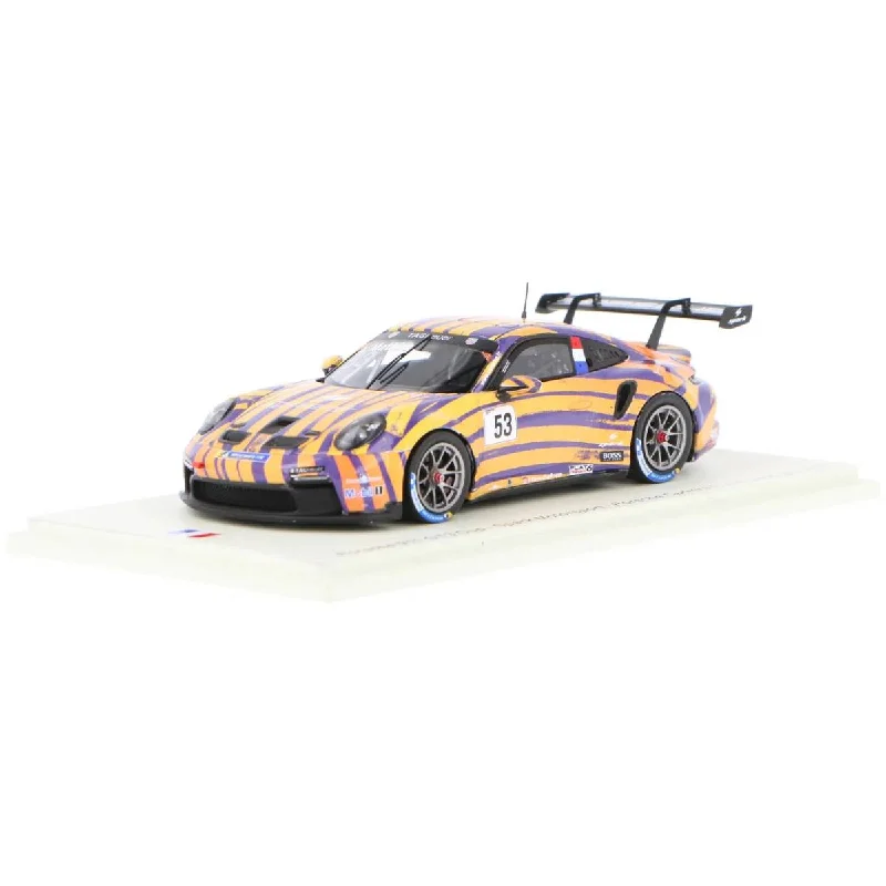 Playful toys Porsche 911 GT3 Cup No.53 Porsche Carrera Cup France Spa 2021 - Spark Motorsport - Arthur Mathieu. Limited 300 - 1:43 Scale Resin Model Car Playful toys Porsche 911 GT3 Cup No.53 Porsche Carrera Cup France Spa 2021 - Spark Motorsport - Arthur Mathieu. Limited 300 - 1:43 Scale Resin Model Car