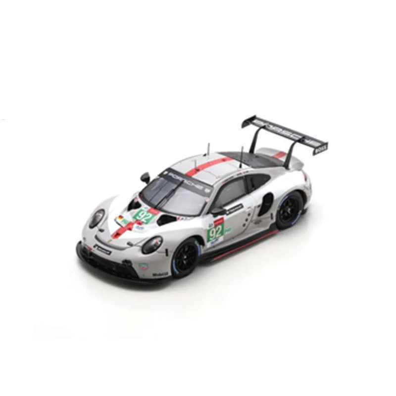 High-quality toy cars Porsche 911 RSR-19 No.92 Porsche GT Team - 3rd LMGTE Pro class 24H Le Mans 2021 - K. Estre - M. Christensen - N. Jani - 1:43 Scale Resin Model Car High-quality toy cars Porsche 911 RSR-19 No.92 Porsche GT Team - 3rd LMGTE Pro class 24H Le Mans 2021 - K. Estre - M. Christensen - N. Jani - 1:43 Scale Resin Model Car
