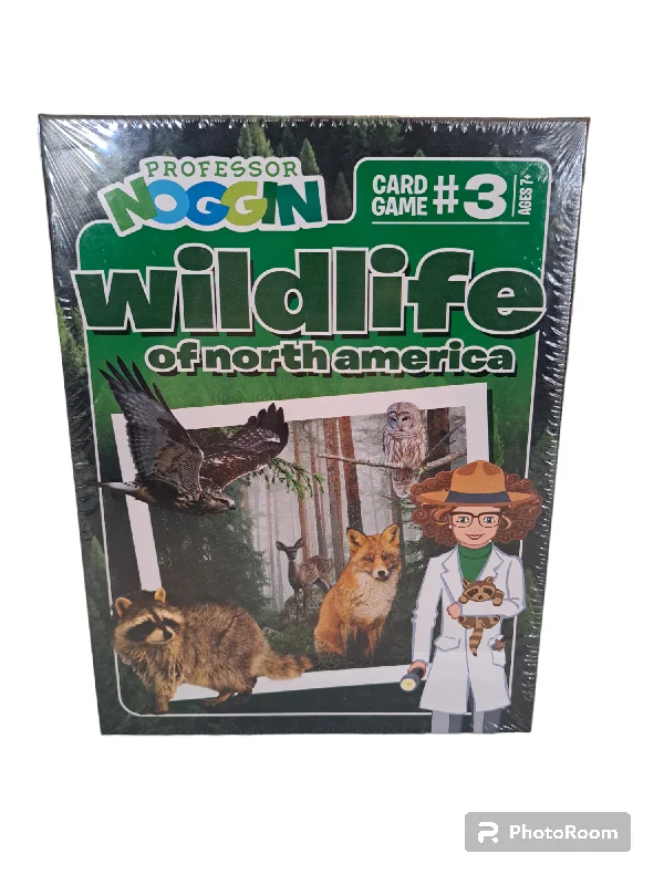 Thought-provoking puzzles Professor Noggin - Wildlife of North America
