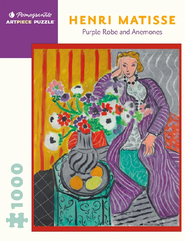 Entertaining games Purple Robe and Anemones - Henri Matisse 1000 Piece Puzzle