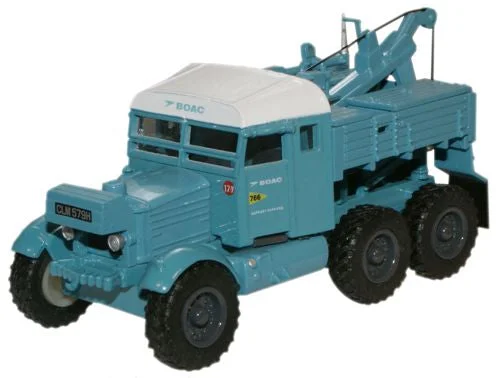 Realistic toy carsOxford Diecast B.O.A.C. Pioneer Recovery Tractor - 1:76 Scale