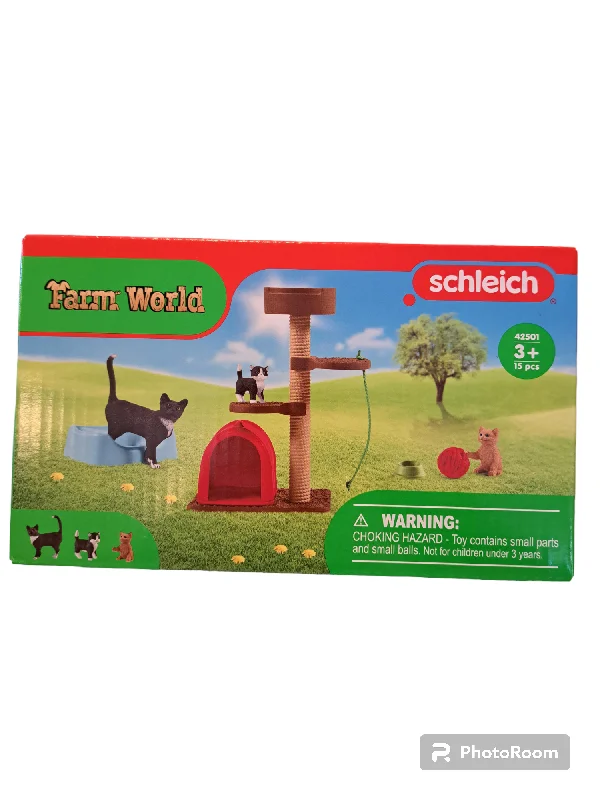 Engaging puzzlesSchleich Farm World - Playtime for Cute Cats