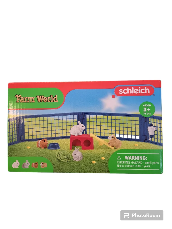Multi-level puzzles Schleich Farm World - Rabbit and Guinea Pig Hutch