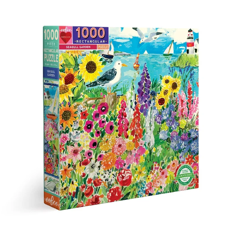 Challenging puzzles Seagull Garden 1000 Piece Puzzle