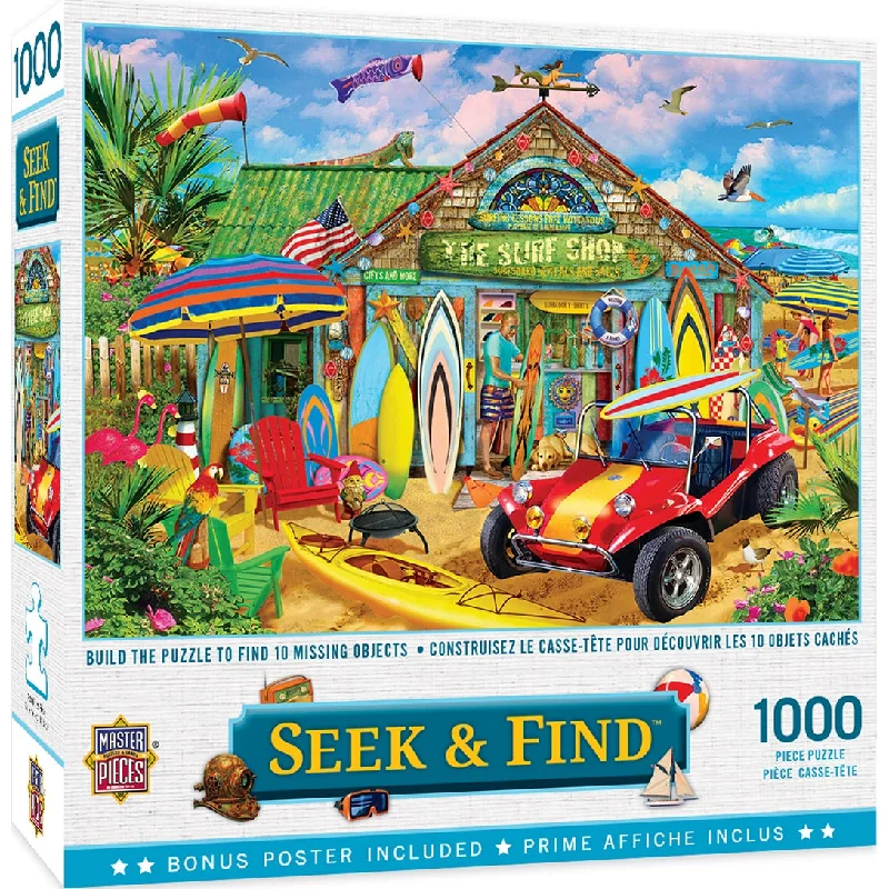 Relaxing games Seek & Find Beach Time Fun 1000 Piece Puzzle