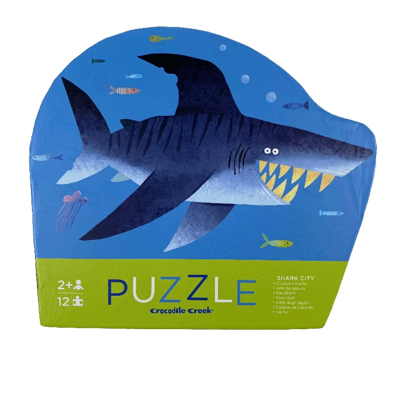 Intricate puzzles Shark City 12 Piece Puzzle