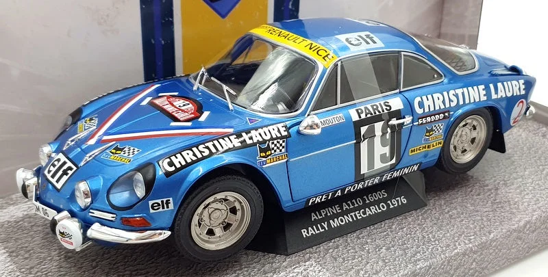 Durable toysSolido 1/18 Scale Diecast S1804204 - Alpine A110 1600S RMC 76 Mouton #19 Durable toysSolido 1/18 Scale Diecast S1804204 - Alpine A110 1600S RMC 76 Mouton #19