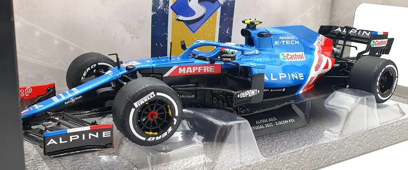 Durable toysSolido 1/18 Scale Diecast S1808102 - Alpine A521 GP Portugal 2021 E.Ocon #31 Durable toysSolido 1/18 Scale Diecast S1808102 - Alpine A521 GP Portugal 2021 E.Ocon #31