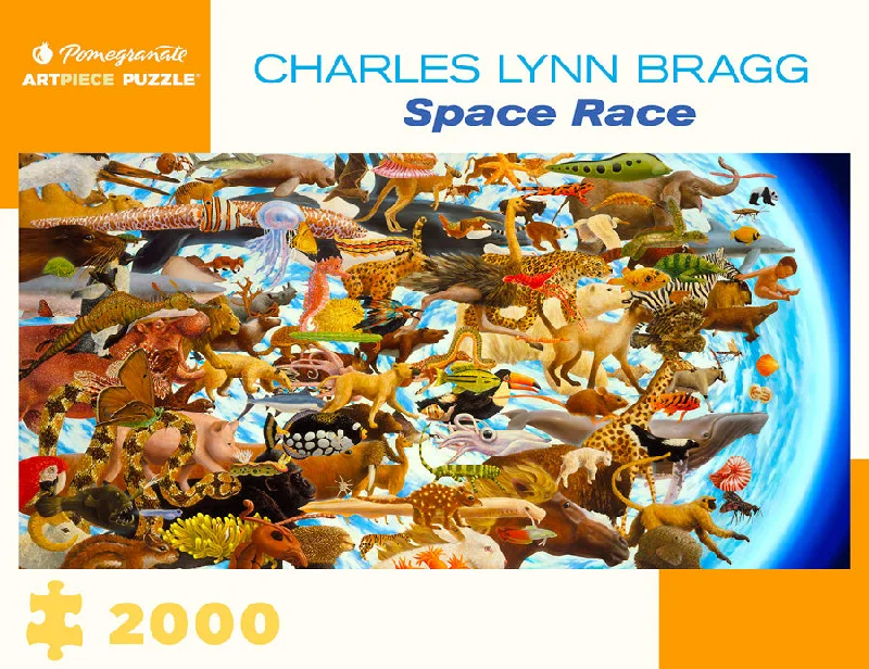 Intricate puzzles Space Race - 2000 Piece Charles Lynn Bragg Puzzle
