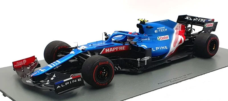 Durable toysSpark 1/18 Scale 18S581 - Alpine A521 #31 Bahrain 2021 - Esteban Ocon