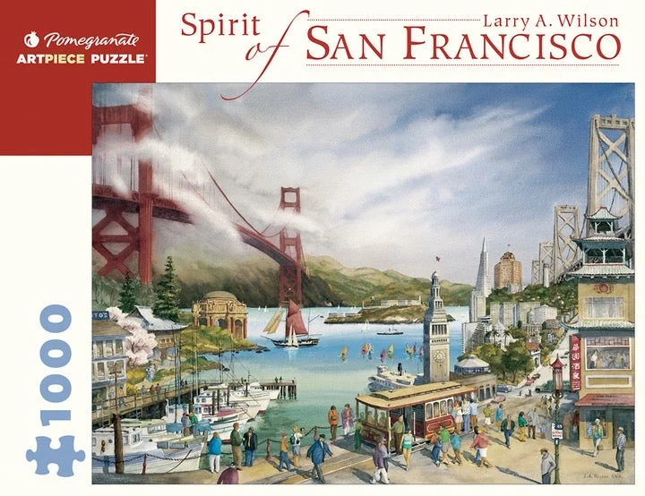 Age-appropriate puzzles Spirit of San Francisco - Larry A. Wilson 1000 Piece Puzzle