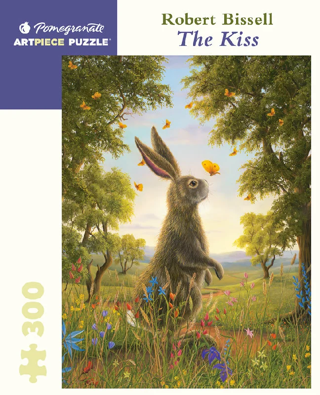 Fast-paced games The Kiss - 300 Piece Robert Bissell Puzzle