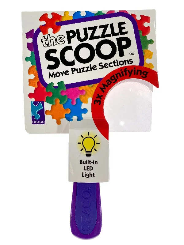 Intricate puzzles The Puzzle Scoop - Light Up Magnifying Scoop