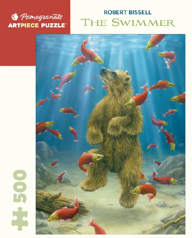 Engaging puzzlesThe Swimmer - Robert Bissell 500 Piece Puzzle