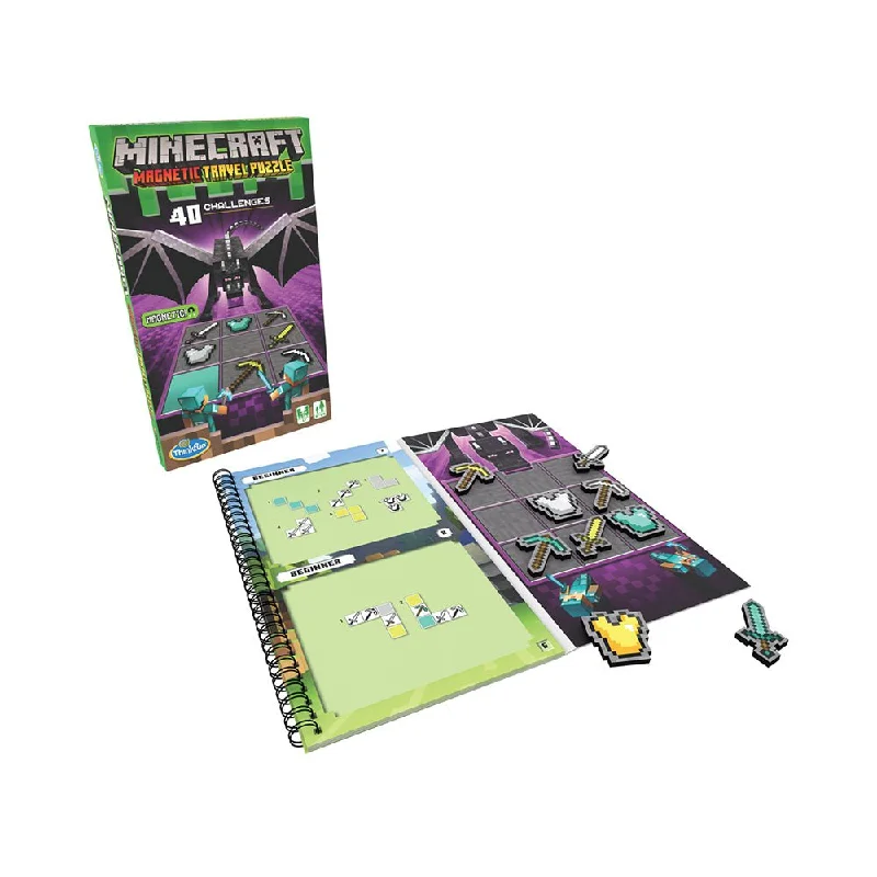 Time-consuming puzzles ThinkFun Minecraft Magnetic Travel Puzzle