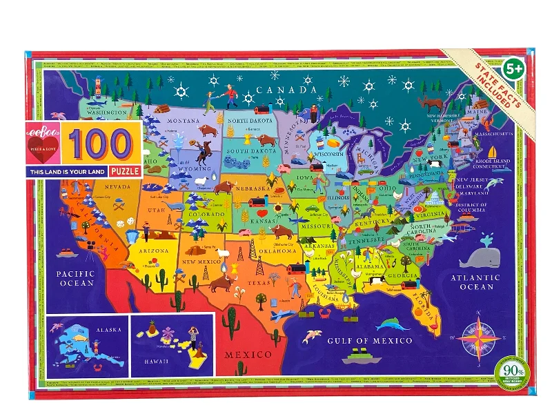 Fun gamesThis Land Is Your Land 100 Piece Puzzle