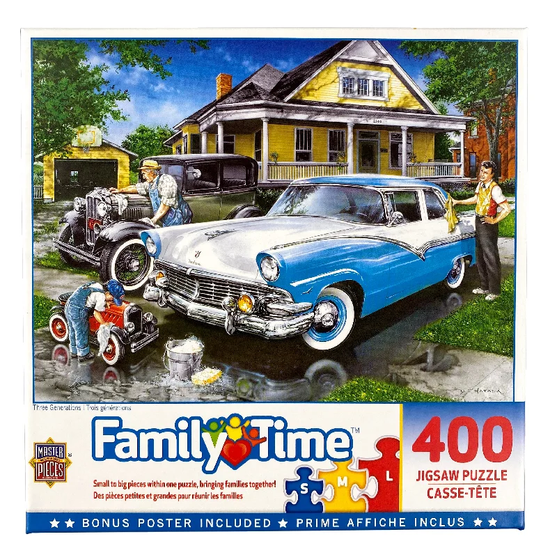 Competitive games Three Generations 400 Piece Family Time Puzzle