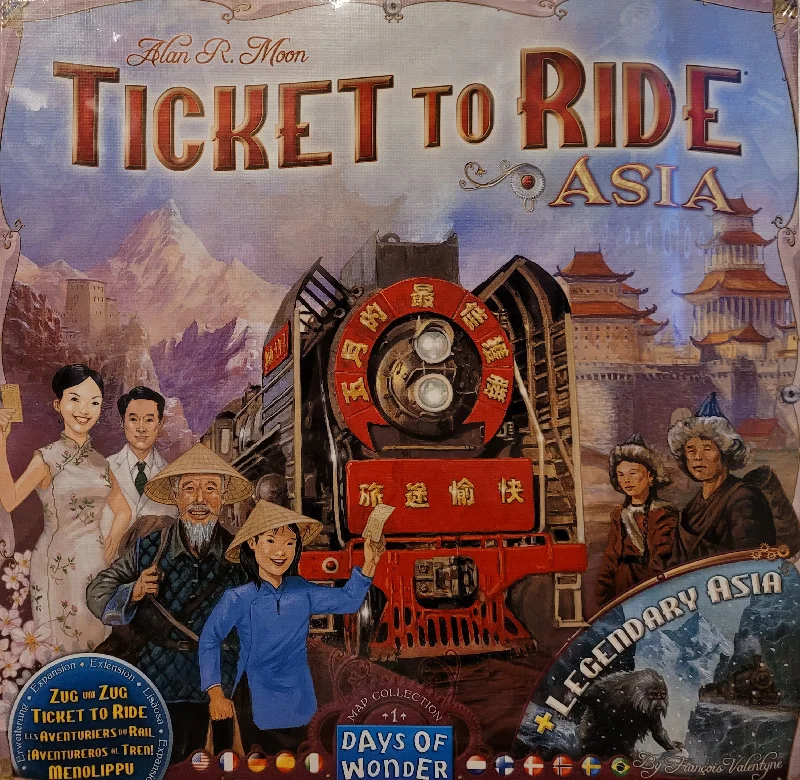 Age-appropriate puzzles Ticket to Ride 1 - Asia + Legendary