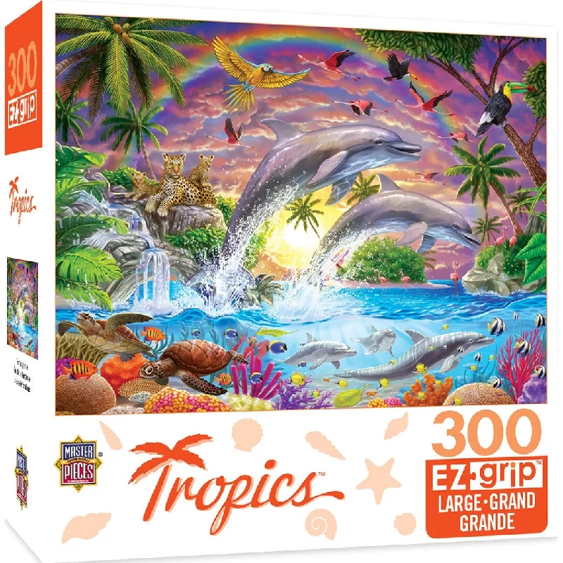 Exciting gamesTropics - Fantasy Isle Large Format 300 Piece Puzzle
