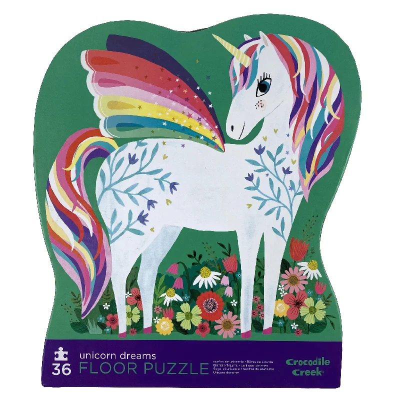 Challenging puzzles Unicorn Dreams 36 Piece Floor Puzzle