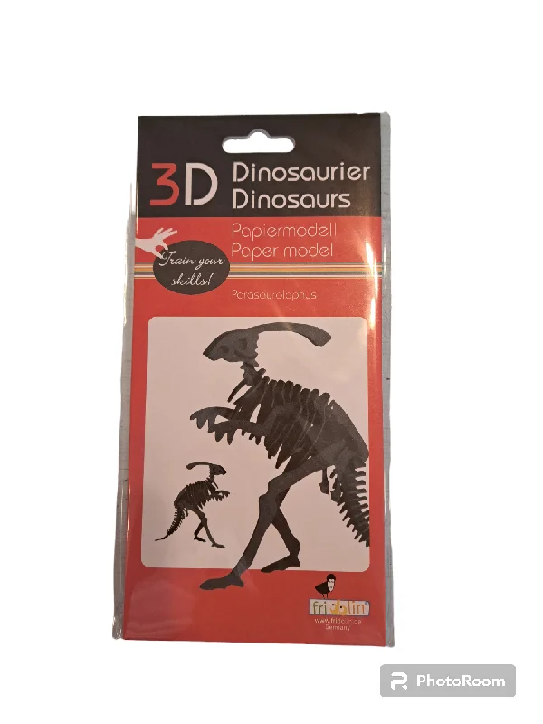 Fast-paced games 3D Paper Model - Parasaurolophus