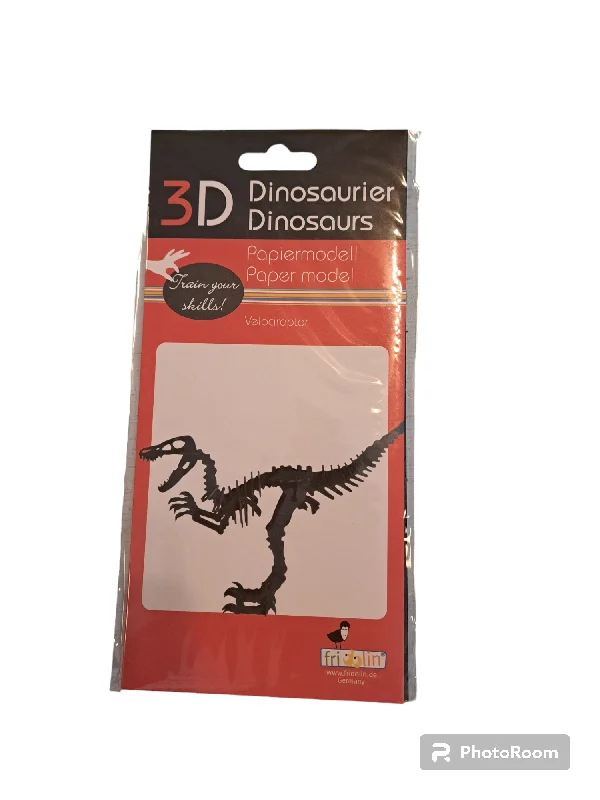 Social games 3D Paper Model - Velociraptor