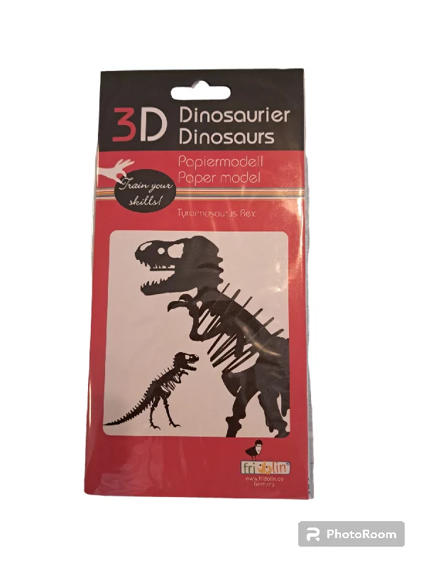 Logical puzzles 3D Paper Model - Tyrannosaurus Rex