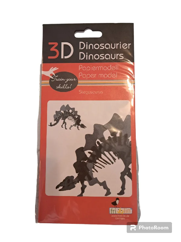 Time-consuming puzzles 3D Paper Model - Stegosaurus