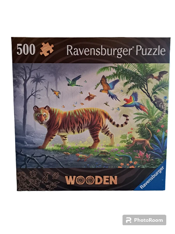 Interactive games Ravensburger Wooden - Jungle Tiger
