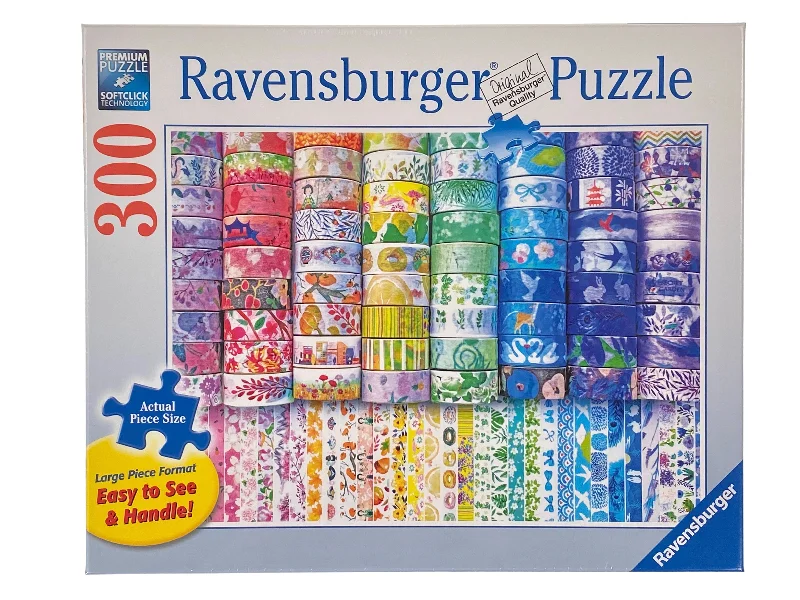 Age-appropriate puzzles Washi Wishes 300 Piece Large Format Puzzle