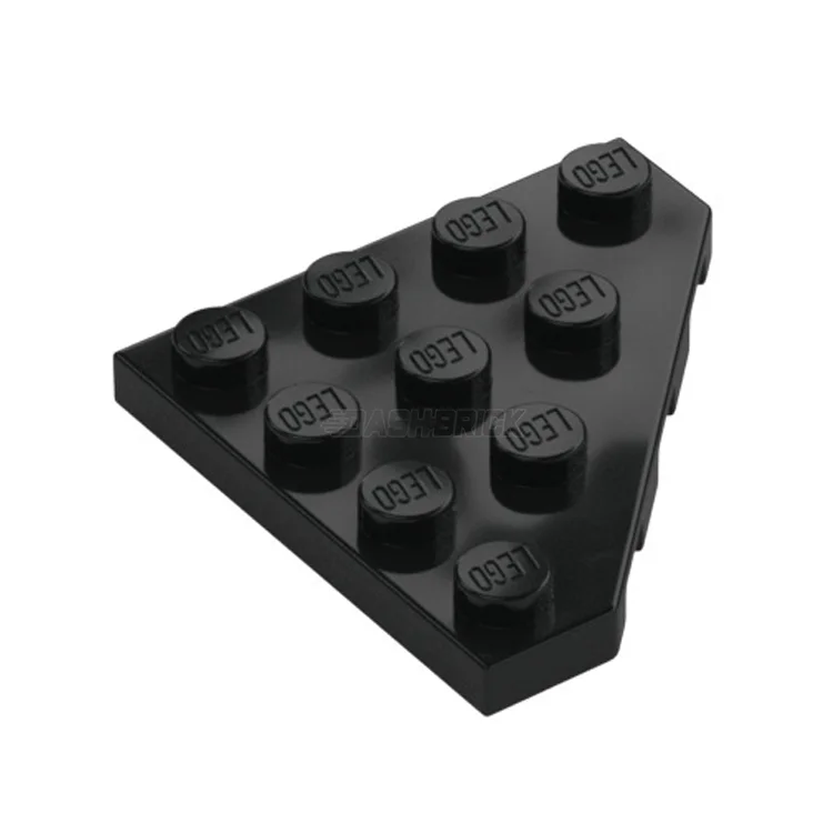Promoting social skills LEGO playLEGO Wedge, Plate 4 x 4 Cut Corner, Black [30503] 4160025