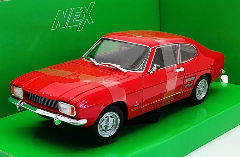Durable toysWelly Nex 1/24 Scale Model Car 24069W - 1969 Ford Capri - Red